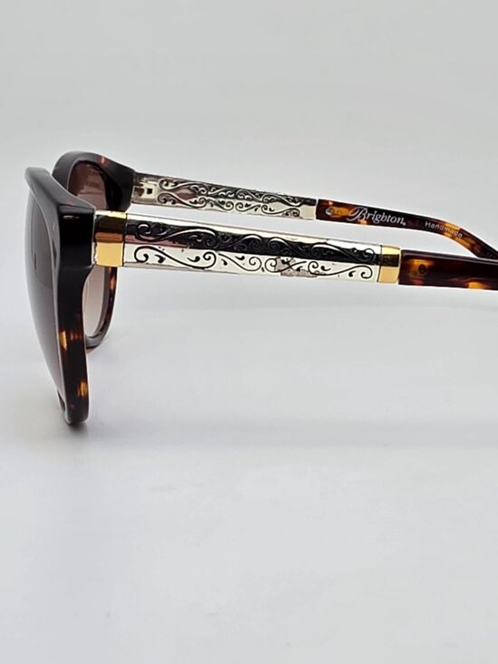 Brighton Mamma Mia Tortoise Silver Frame Brown Gradient Lens Sunglasses 56mm main image 13